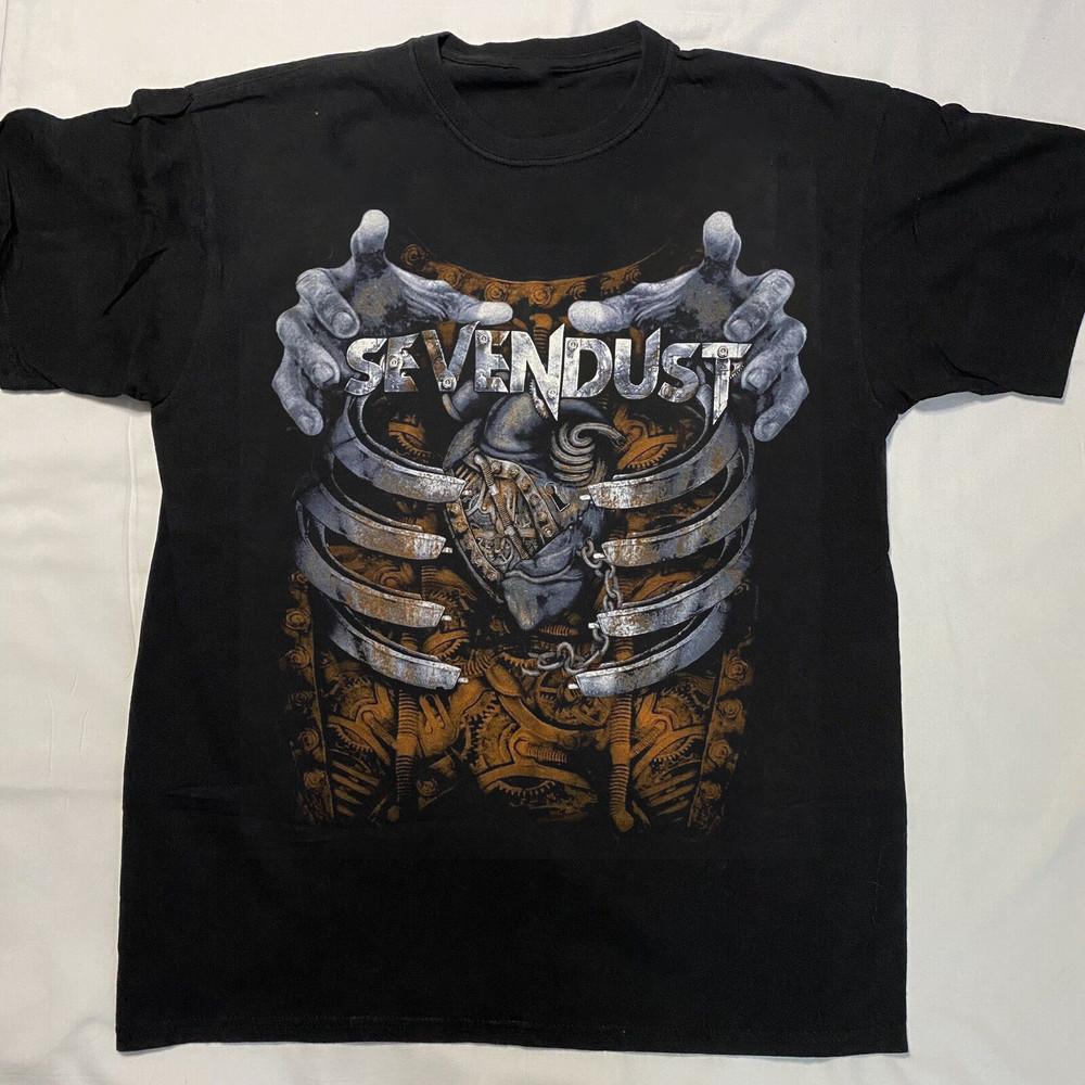 Sevendust Summer Tour 2010 TShirt Short Sleeve Cotton Black Men S5XL Unisex T-Shirt XXXL
Sevendust Summer Tour 2010 TShirt Short Sleeve Cotton Black Men S5XL Unisex T-Shirt XXXL