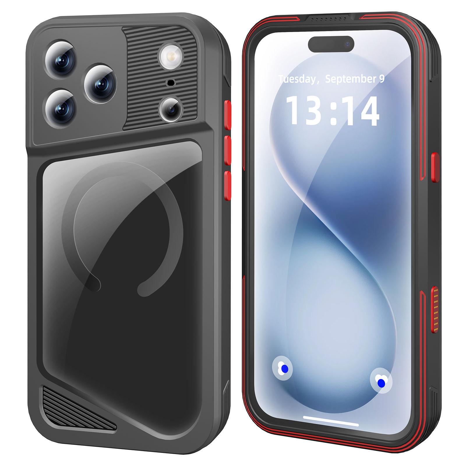 SHELLBOX Серия GTM Для iPhone 17 Pro Max Магнитный Чехол IP68 Водонепроницаемый ТПУ ПК Металлическая Рамка Погружной Чехол для Телефона
SHELLBOX Серия GTM Для iPhone 17 Pro Max Магнитный Чехол IP68 Водонепроницаемый ТПУ ПК Металлическая Рамка Погружной Чехол для Телефона