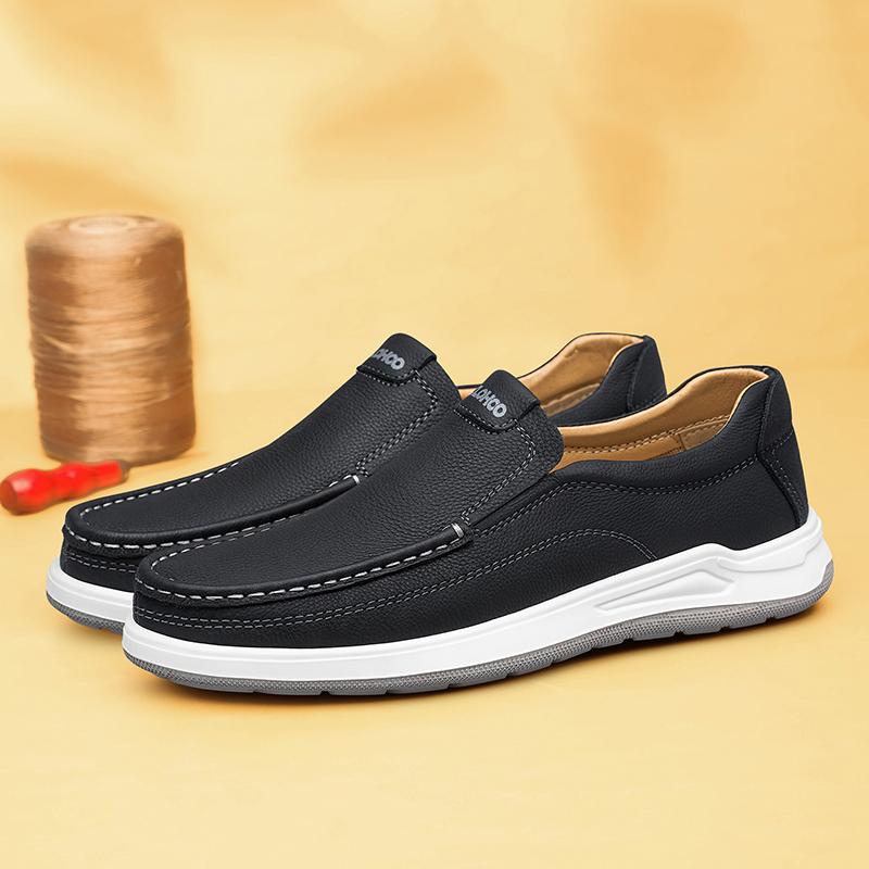High Quality Genuine Leather Soft Soled Shoes Men Handmade Business Casual Loafers Shoe Luxury Brand Italian Style Driving Shoes 44 чёрный
High Quality Genuine Leather Soft Soled Shoes Men Handmade Business Casual Loafers Shoe Luxury Brand Italian Style Driving Shoes 44 чёрный