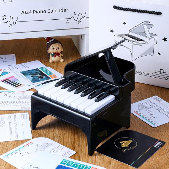 Yousheng 2024 Playable Piano Calendar с 52 музыкальными партитурами, стикер с музыкальной шкалой, USB перезаряжаемый 3D-настольный календарь для пианино, украшение, подарок на день рождения
Yousheng 2024 Playable Piano Calendar с 52 музыкальными партитурами, стикер с музыкальной шкалой, USB перезаряжаемый 3D-настольный календарь для пианино, украшение, подарок на день рождения