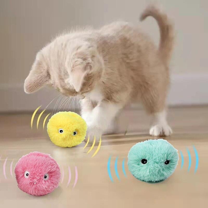 Interactive Ball Smart Cat Toys Plush Electric Catnip Training Toy Kitten Touch Sounding Pet Product Squeak Toy Ball
Interactive Ball Smart Cat Toys Plush Electric Catnip Training Toy Kitten Touch Sounding Pet Product Squeak Toy Ball