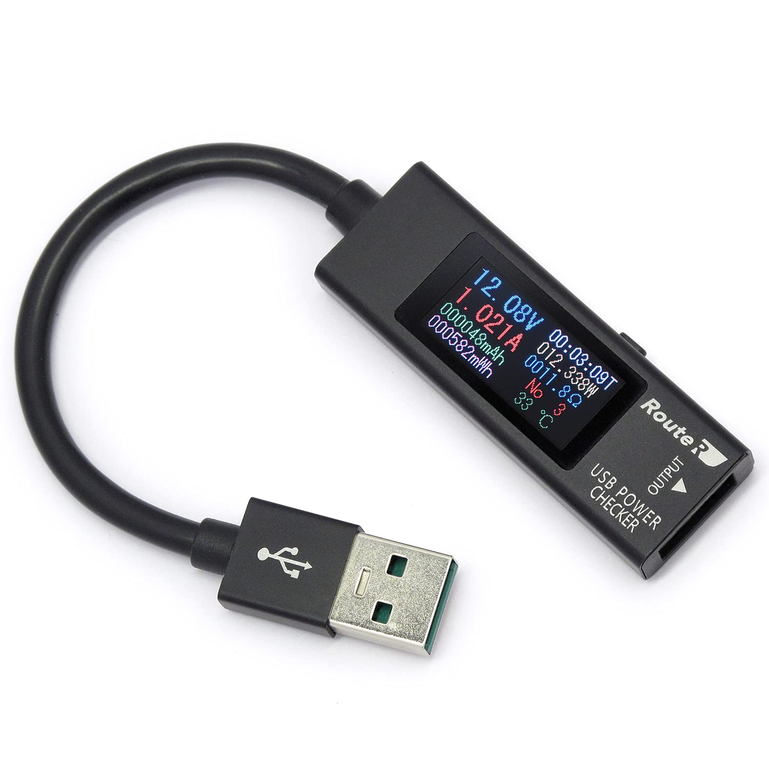 Root R Metal color display USB simple checker casing/Multi-functional voltage/current RT-USBVAC7QC чорний
Root R Metal color display USB simple checker casing/Multi-functional voltage/current RT-USBVAC7QC чорний
