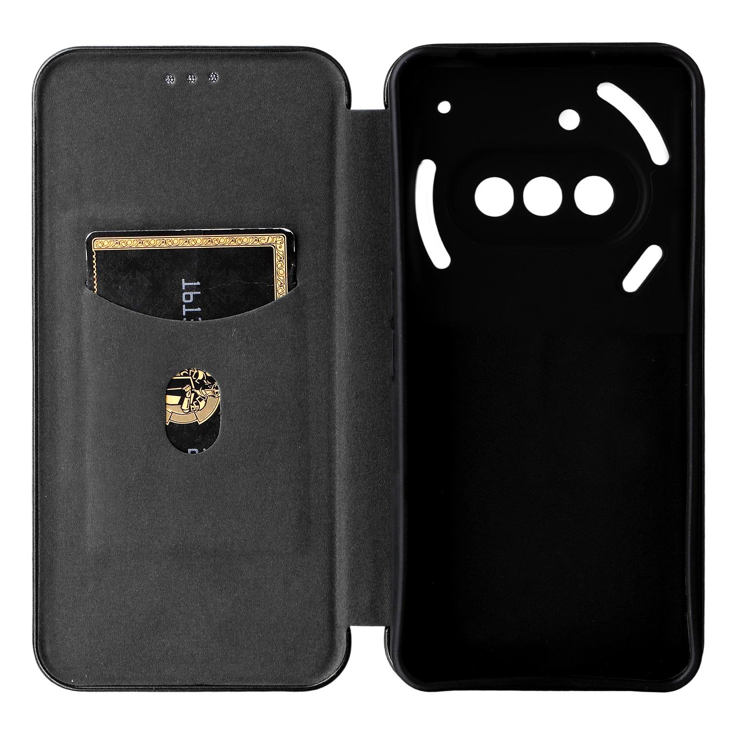 For Nothing Phone (3a) Case Carbon Fiber Texture Drop-Proof PU Leather Phone Cover Rose Gold
For Nothing Phone (3a) Case Carbon Fiber Texture Drop-Proof PU Leather Phone Cover Rose Gold