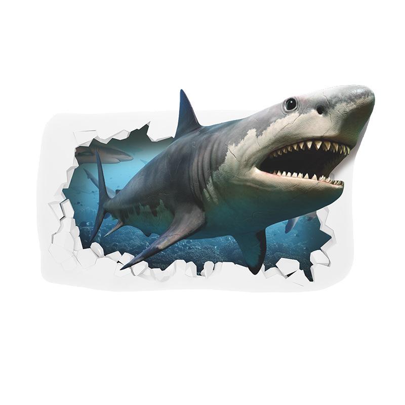 3D Shark Breaking Wall Stickers Cartoon Fierce Shark Self-Adhesive Cool Wall Art for Boy s Room and Hallway Decor 37x60cm різнокольоровий
3D Shark Breaking Wall Stickers Cartoon Fierce Shark Self-Adhesive Cool Wall Art for Boy s Room and Hallway Decor 37x60cm різнокольоровий