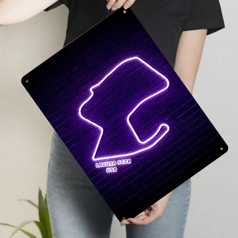 Laguna Seca Race Track Neon Style Metal Wall Art Decorative Iron Painting for Home Garage 20x30cm(7.8x11.8inch)
Laguna Seca Race Track Neon Style Metal Wall Art Decorative Iron Painting for Home Garage 20x30cm(7.8x11.8inch)