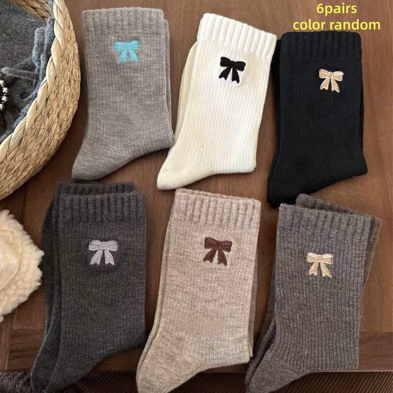 6 Pairs of Socks with Random Color and Pattern, Simple and Elegant, Women s Autumn and Winter Korean Style Ins Style Retro Mid-Calf Socks, Coff One Size
6 Pairs of Socks with Random Color and Pattern, Simple and Elegant, Women s Autumn and Winter Korean Style Ins Style Retro Mid-Calf Socks, Coff One Size