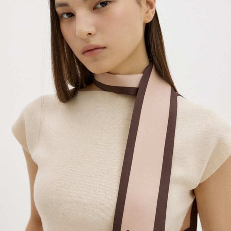 AVVINA PELLE Long Twilly Silk Sacrf - Brown/Beige Brown&Beige
AVVINA PELLE Long Twilly Silk Sacrf - Brown/Beige Brown&Beige