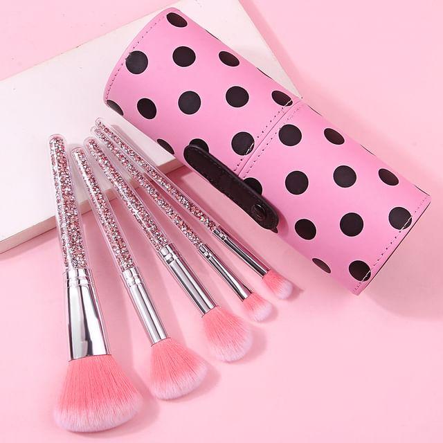 REGENBOOG - Set of 5: Makeup Brush + Polka Dot Case Set - 5 Pcs Makeup Brush & Polka Dot Case - Pink
REGENBOOG - Set of 5: Makeup Brush + Polka Dot Case Set - 5 Pcs Makeup Brush & Polka Dot Case - Pink