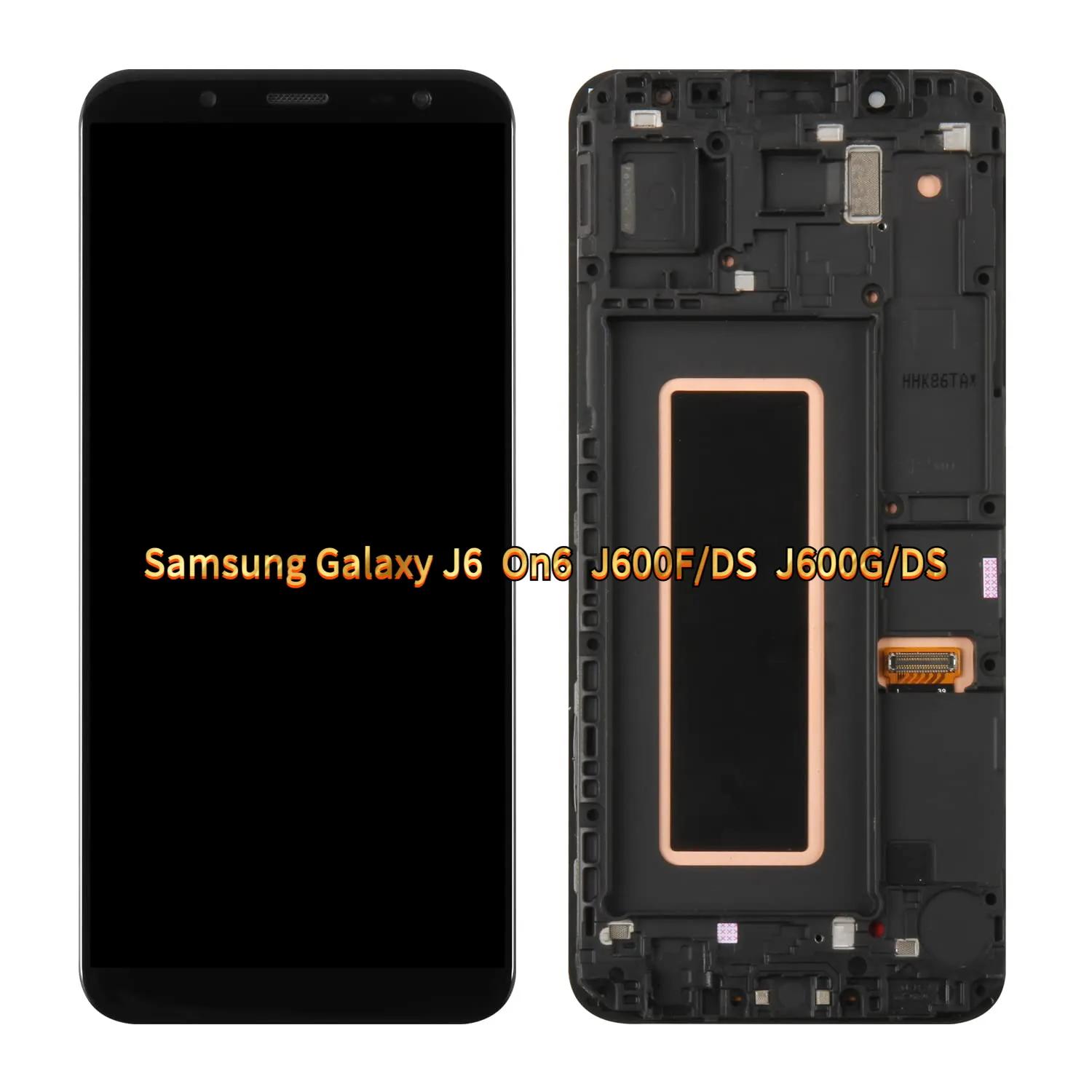 Полный комплект ЖК-экрана и тачскрина для Samsung Galaxy J6 , On6, J600F/DS, J600G/DS
Полный комплект ЖК-экрана и тачскрина для Samsung Galaxy J6 , On6, J600F/DS, J600G/DS