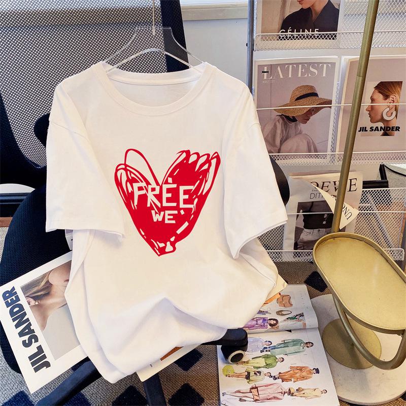 Korean Style Women s Combed Cotton Short Sleeve T-Shirt - Comfortable, Casual, Summer Wear, Age-Reducing, Loose Fit XL
Korean Style Women s Combed Cotton Short Sleeve T-Shirt - Comfortable, Casual, Summer Wear, Age-Reducing, Loose Fit XL