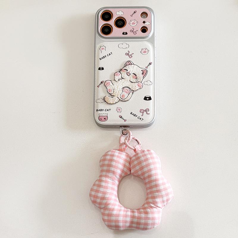 Cartoon Pink Cat Lanyard Case for iPhone 14/15/16/17 - Drop-proof & Hard Shell iPhone 15
Cartoon Pink Cat Lanyard Case for iPhone 14/15/16/17 - Drop-proof & Hard Shell iPhone 15