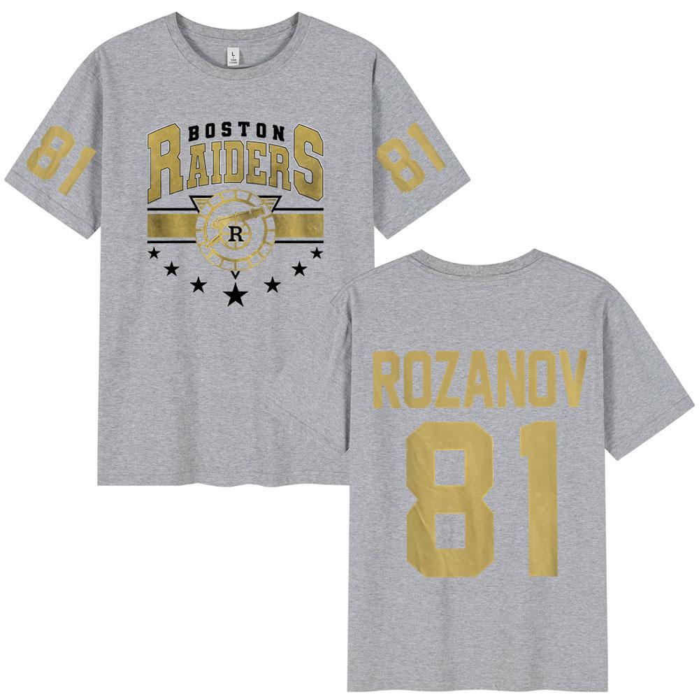Heated Rivalry Ilya Rozanov 81 Boston Raiders Tshirts Unisex Women Clothing Fashion Summer Cotton Oversized Short Sleeves T Shirts 4XL
Heated Rivalry Ilya Rozanov 81 Boston Raiders Tshirts Unisex Women Clothing Fashion Summer Cotton Oversized Short Sleeves T Shirts 4XL