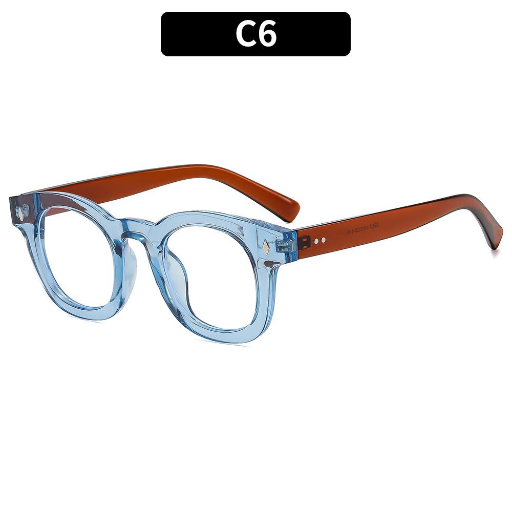Women s eyeglasses, men s and women s fashion square frame eyeglasses with rivet detailing
Women s eyeglasses, men s and women s fashion square frame eyeglasses with rivet detailing