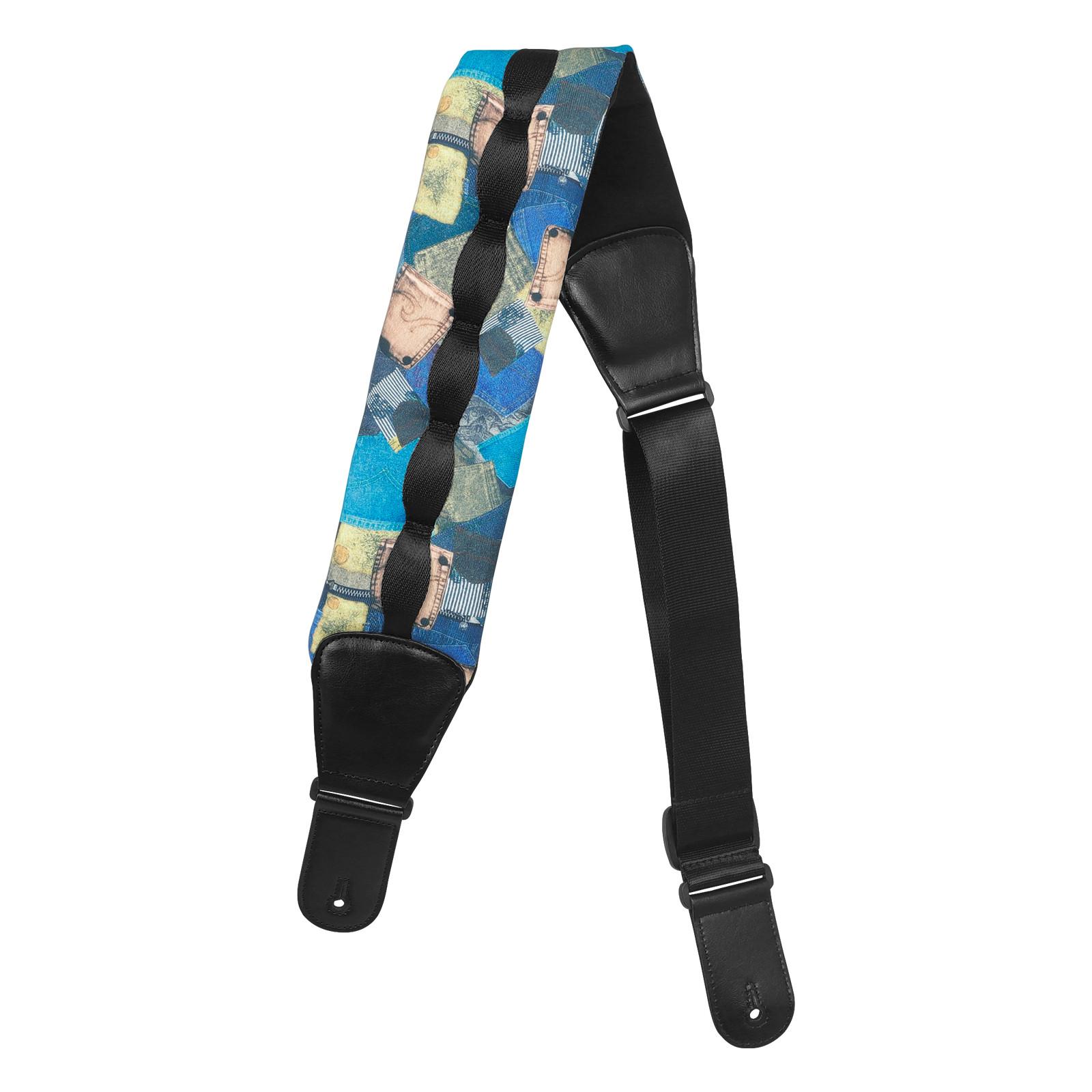 Adjustable Thickened Widened Guitar Bass Strap with Square Patchwork Design Durable Material and Secure Attachment for Various String Instruments One Size синий
Adjustable Thickened Widened Guitar Bass Strap with Square Patchwork Design Durable Material and Secure Attachment for Various String Instruments One Size синий