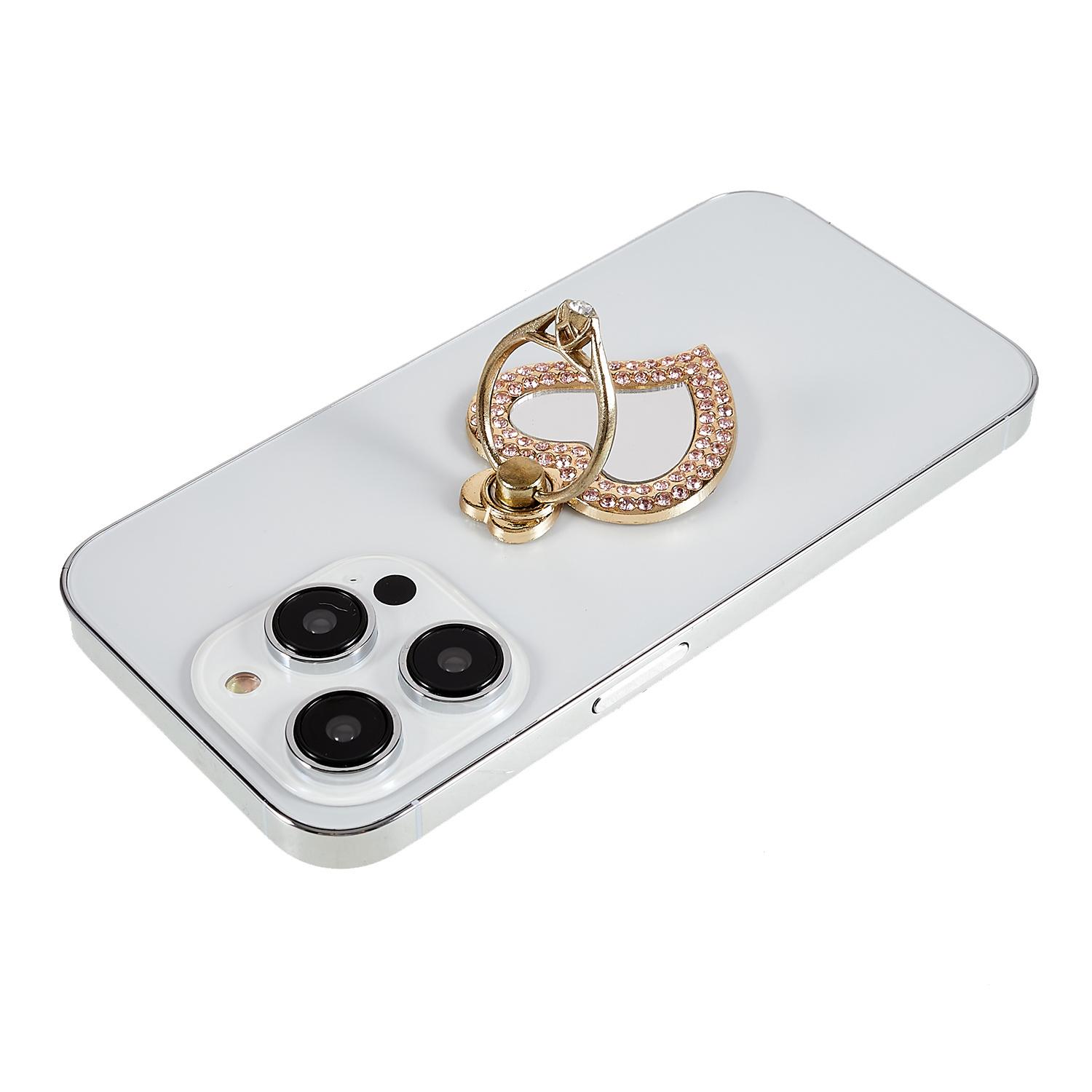 Mirror Finger Ring Holder Metal Cell Phone Grip Bracket Rotation Finger Ring Kickstand Gold 
Mirror Finger Ring Holder Metal Cell Phone Grip Bracket Rotation Finger Ring Kickstand Gold