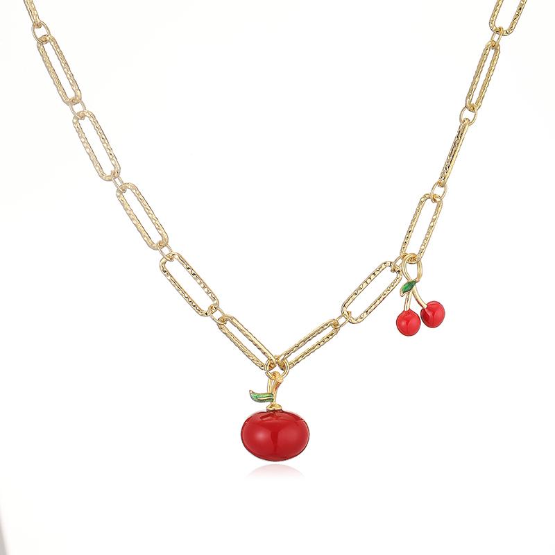 HECHENG,12 Styles Enamel Drip Oil Series Heart Shaped Cherry Pendant Necklace Cute and Sweet Women s Zircon Gift 1 Piece Other
HECHENG,12 Styles Enamel Drip Oil Series Heart Shaped Cherry Pendant Necklace Cute and Sweet Women s Zircon Gift 1 Piece Other
