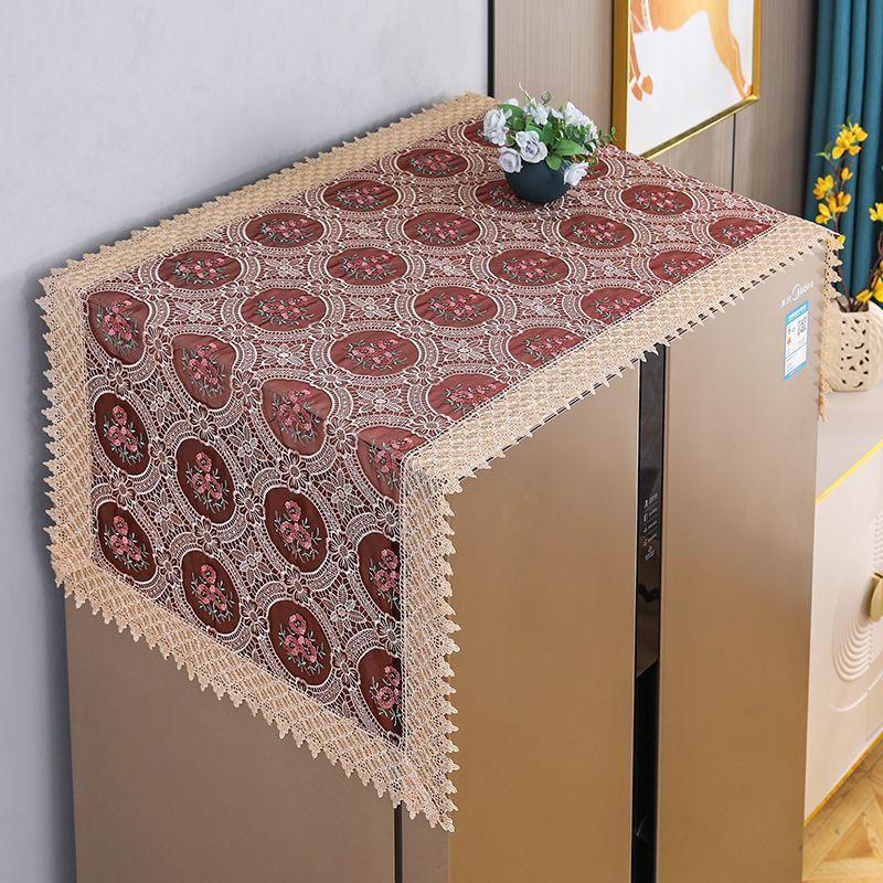 Кружевное вышитое полотенце для холодильника с одинарными и двойными дверцами, пылезащитная защита, чехол для стиральной машины, микроволновой печи, салфетка и полотенце 70 * 170cm
Кружевное вышитое полотенце для холодильника с одинарными и двойными дверцами, пылезащитная защита, чехол для стиральной машины, микроволновой печи, салфетка и полотенце 70 * 170cm