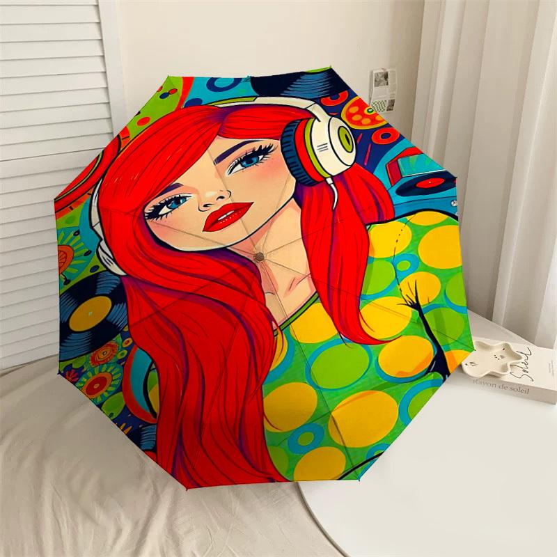 1pc polka dot circle Automatic Open/Close Umbrella Compact Folding Umbrella with 8-Rib Shaft for Women/Men, Elegant Birthday1279S
1pc polka dot circle Automatic Open/Close Umbrella Compact Folding Umbrella with 8-Rib Shaft for Women/Men, Elegant Birthday1279S