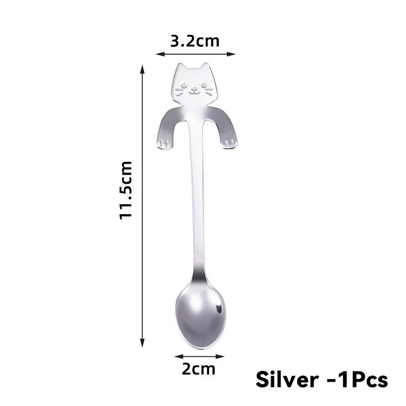 2024 New 1Pcs Stainless Steel Creative Cat Shaped Coffee Spoon Teaspoon Children Spoon Cake Stirring Sugar Soup Dessert
2024 New 1Pcs Stainless Steel Creative Cat Shaped Coffee Spoon Teaspoon Children Spoon Cake Stirring Sugar Soup Dessert