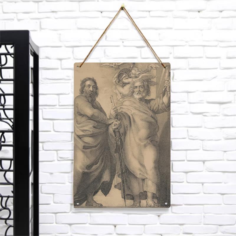 Vintage Religious Figure Oil Painting Style Metal Tin Wall Art Home Decor for Living Room 7.9x11.8In(20x30cm)
Vintage Religious Figure Oil Painting Style Metal Tin Wall Art Home Decor for Living Room 7.9x11.8In(20x30cm)