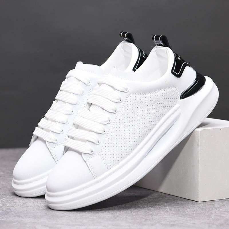 22 spring and summer breathable white board shoes couple casual leather shoes sports heightening leather shoes 39
22 spring and summer breathable white board shoes couple casual leather shoes sports heightening leather shoes 39