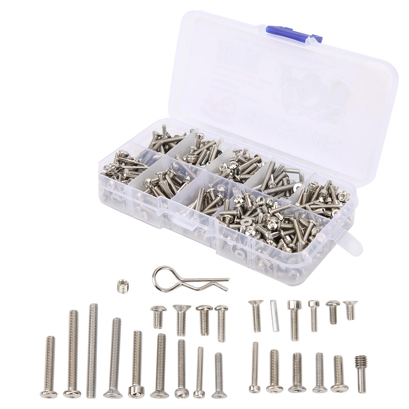 Stainless Steel Screw Fittings Set Repairing Accessory for Axial SCX10 III 1/10 RC Car
Stainless Steel Screw Fittings Set Repairing Accessory for Axial SCX10 III 1/10 RC Car