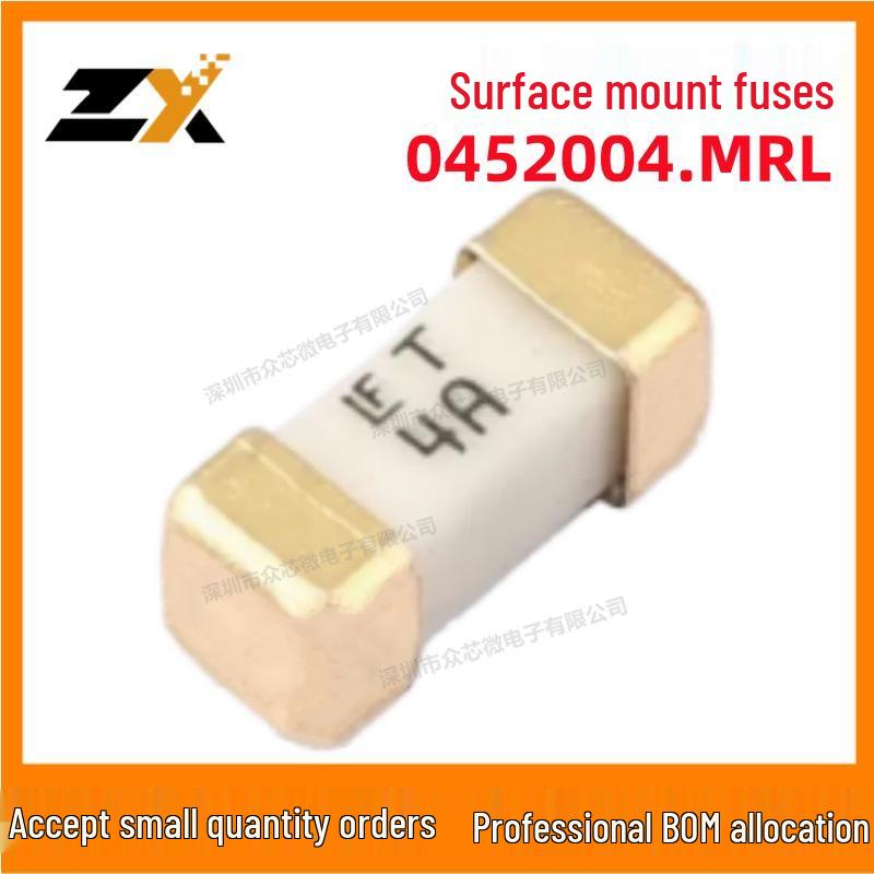 New Original 0452004.MRL 2410 125V 4A Surface Mount Fuse
New Original 0452004.MRL 2410 125V 4A Surface Mount Fuse