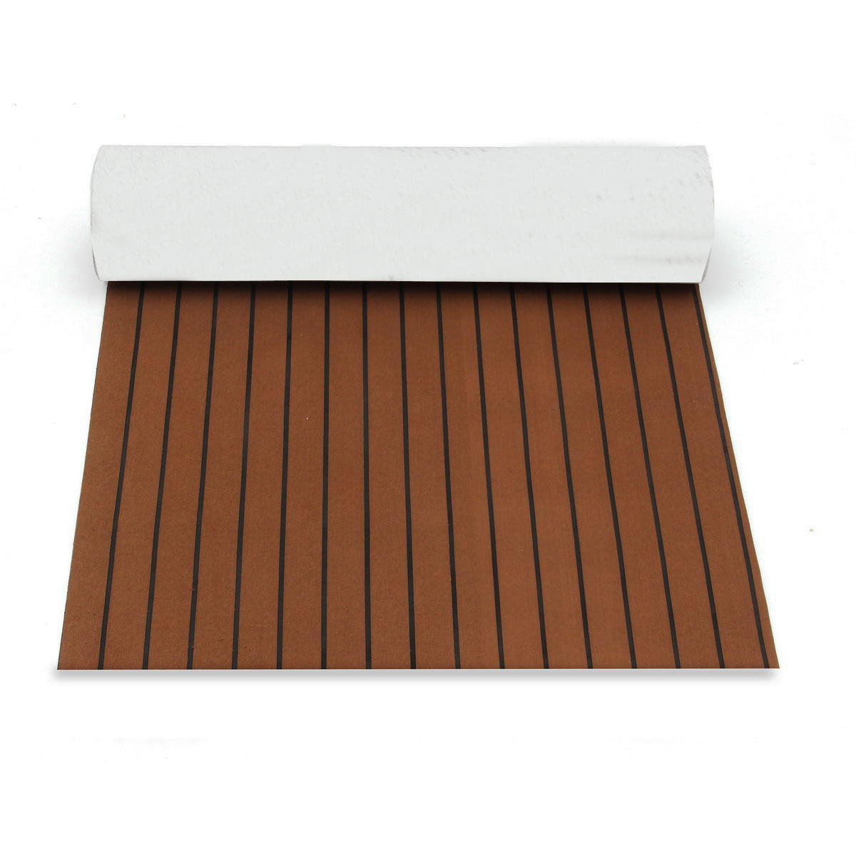 Dark Brown EVA Foam Faux Teak Boat Deck Mat Decking Sheet Yacht Flooring Anti Skid Mat Self Adhesive Vehicle Pad 2400x450x6mm Dark Brwon
Dark Brown EVA Foam Faux Teak Boat Deck Mat Decking Sheet Yacht Flooring Anti Skid Mat Self Adhesive Vehicle Pad 2400x450x6mm Dark Brwon