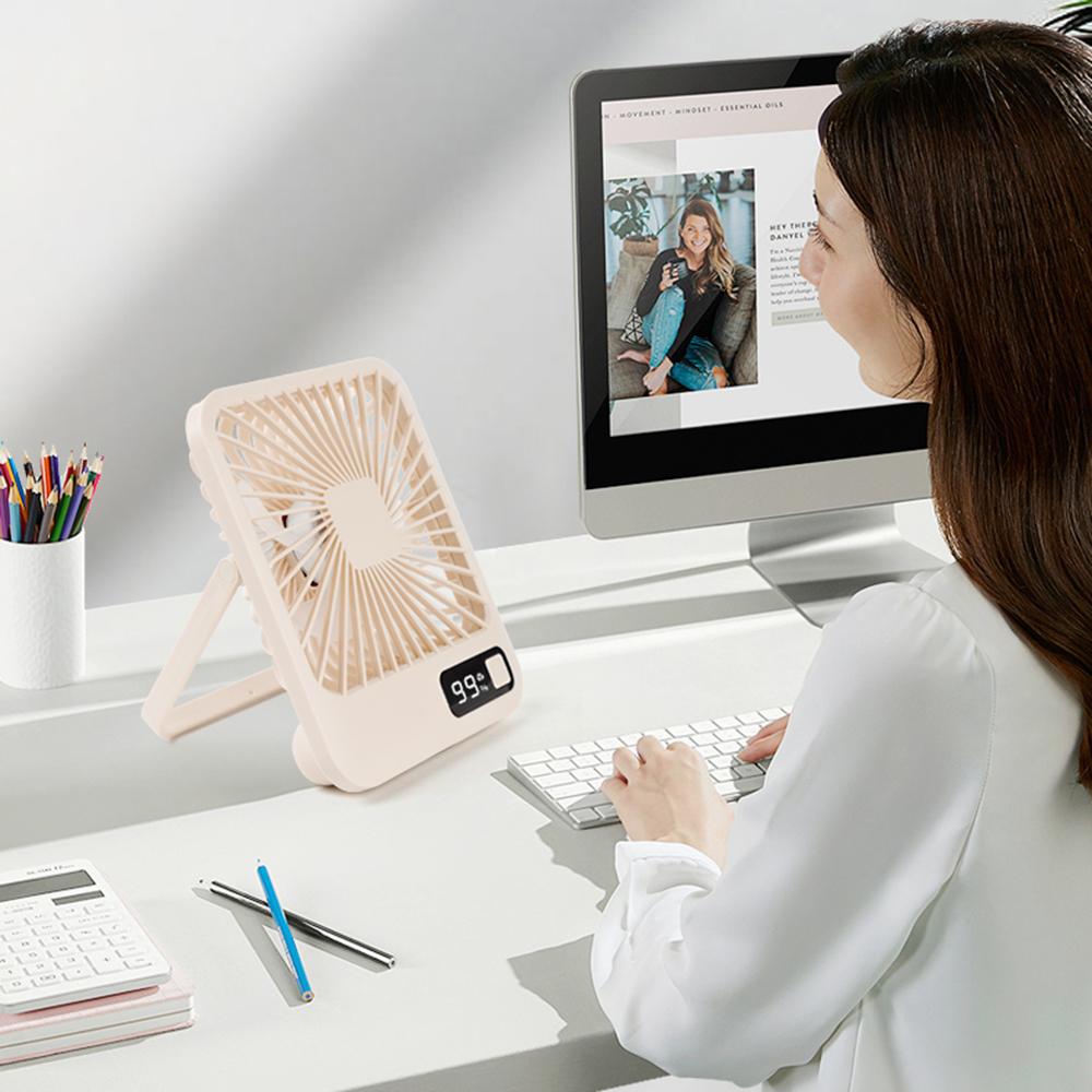 Q3 Digital Display Desk Fan USB Rechargeable 5 Speeds Ultra Thin Mute Cooling Fan (CE Certified) White
Q3 Digital Display Desk Fan USB Rechargeable 5 Speeds Ultra Thin Mute Cooling Fan (CE Certified) White
