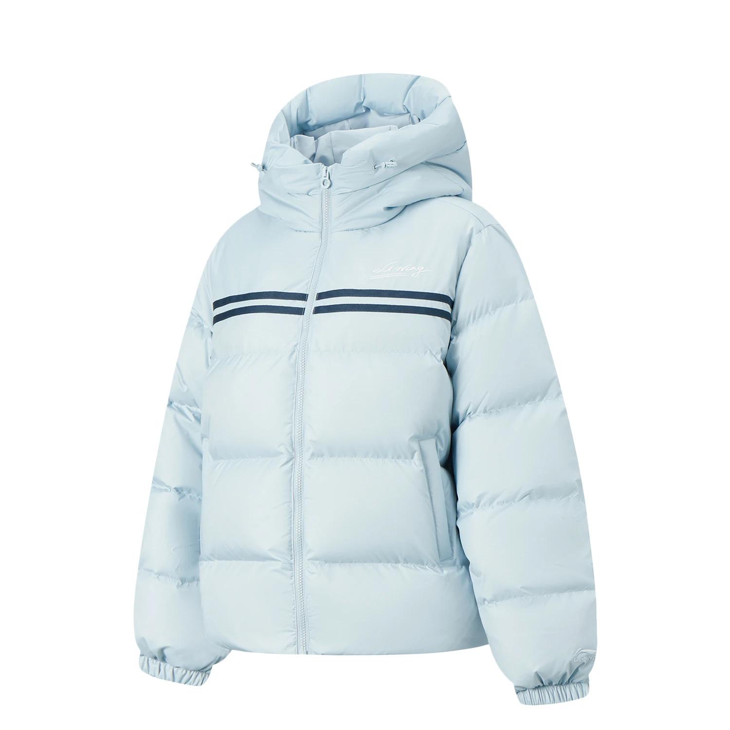 LiNing Sports Trend Series Hooded Striped Letter Zipper Down Jacket Women outerwear AYMV234-3 S
LiNing Sports Trend Series Hooded Striped Letter Zipper Down Jacket Women outerwear AYMV234-3 S