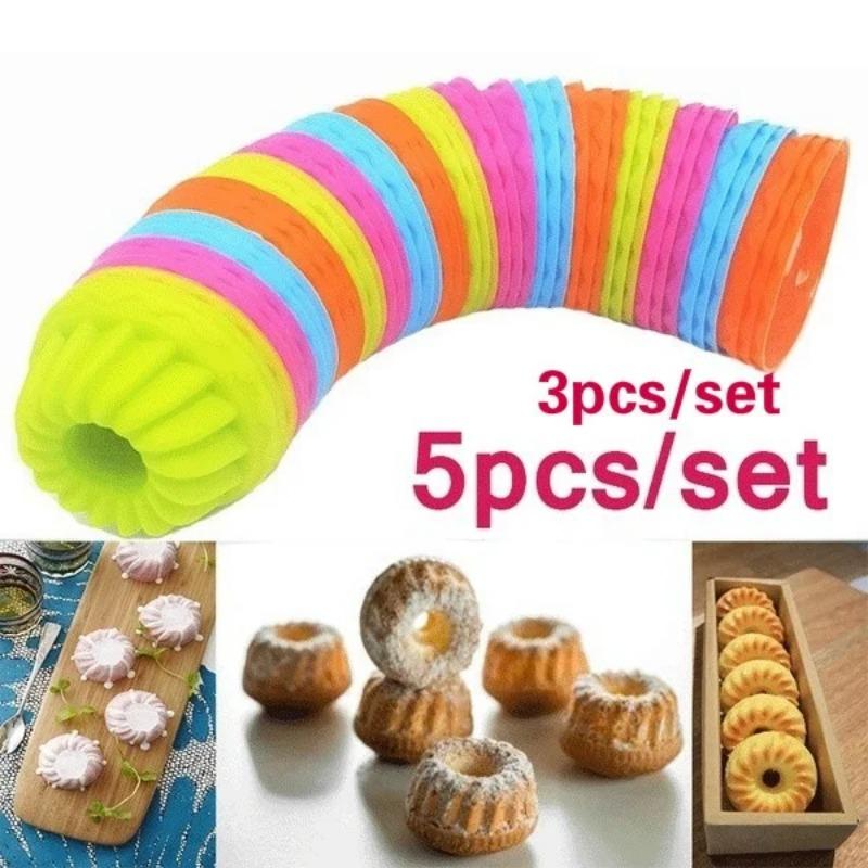 3pcs/5pcs Chimney Shaped Savarin Cake Silicone Mold 7cm Bundt Baking Pan Mould Random Color Decorating Tools 3pcs
3pcs/5pcs Chimney Shaped Savarin Cake Silicone Mold 7cm Bundt Baking Pan Mould Random Color Decorating Tools 3pcs