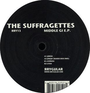 12inch Record SUFFRAGETTES - Middle GI E.P. RRY13 Rrygular 2007 Germany Dance & Electronica Used
12inch Record SUFFRAGETTES - Middle GI E.P. RRY13 Rrygular 2007 Germany Dance & Electronica Used