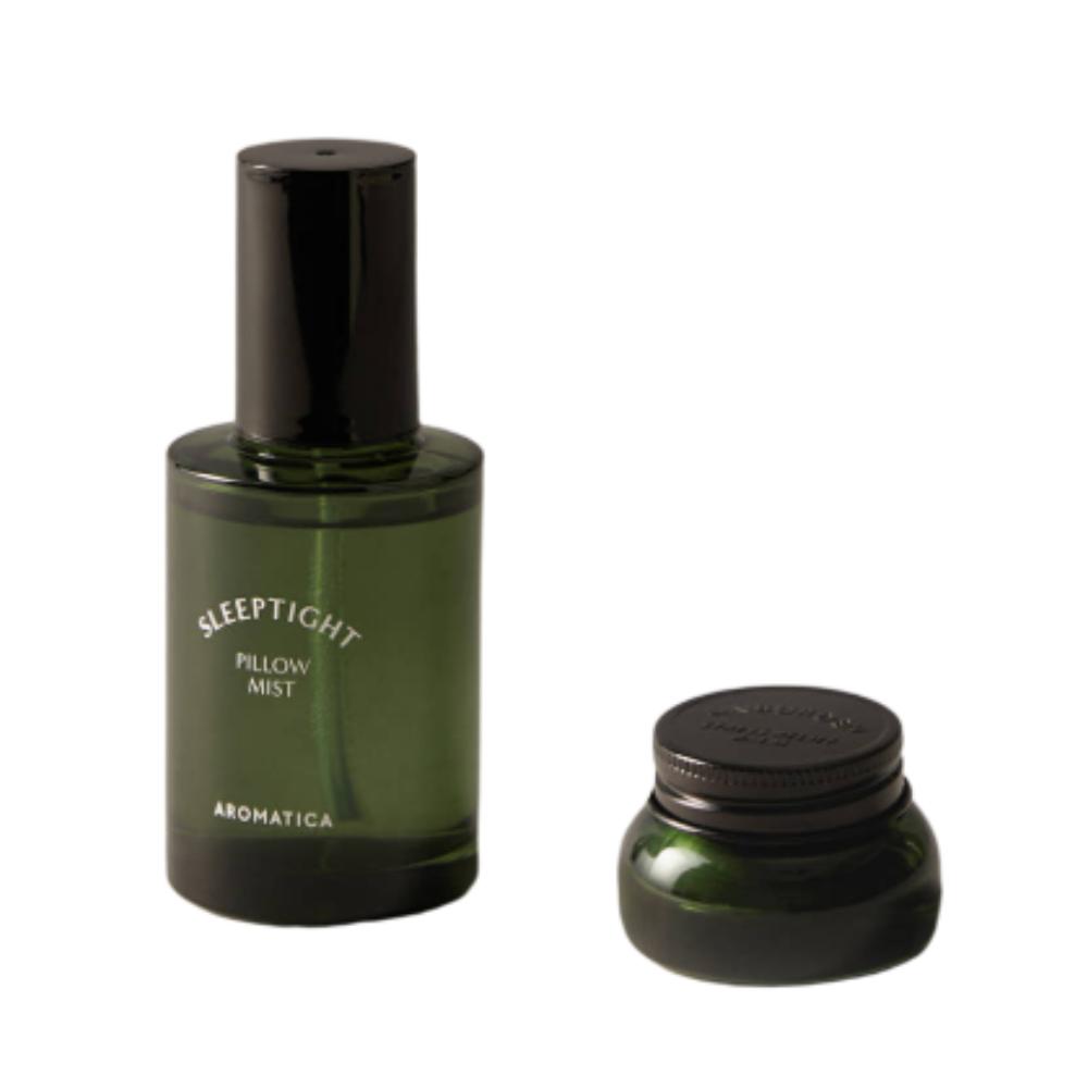 AROMATICA Sleep Tight Pillow Mist 100ml & Unburden Stress Relief Balm 17g 2-Piece Set Deep Sleep & Relaxation Ritual Kit
AROMATICA Sleep Tight Pillow Mist 100ml & Unburden Stress Relief Balm 17g 2-Piece Set Deep Sleep & Relaxation Ritual Kit