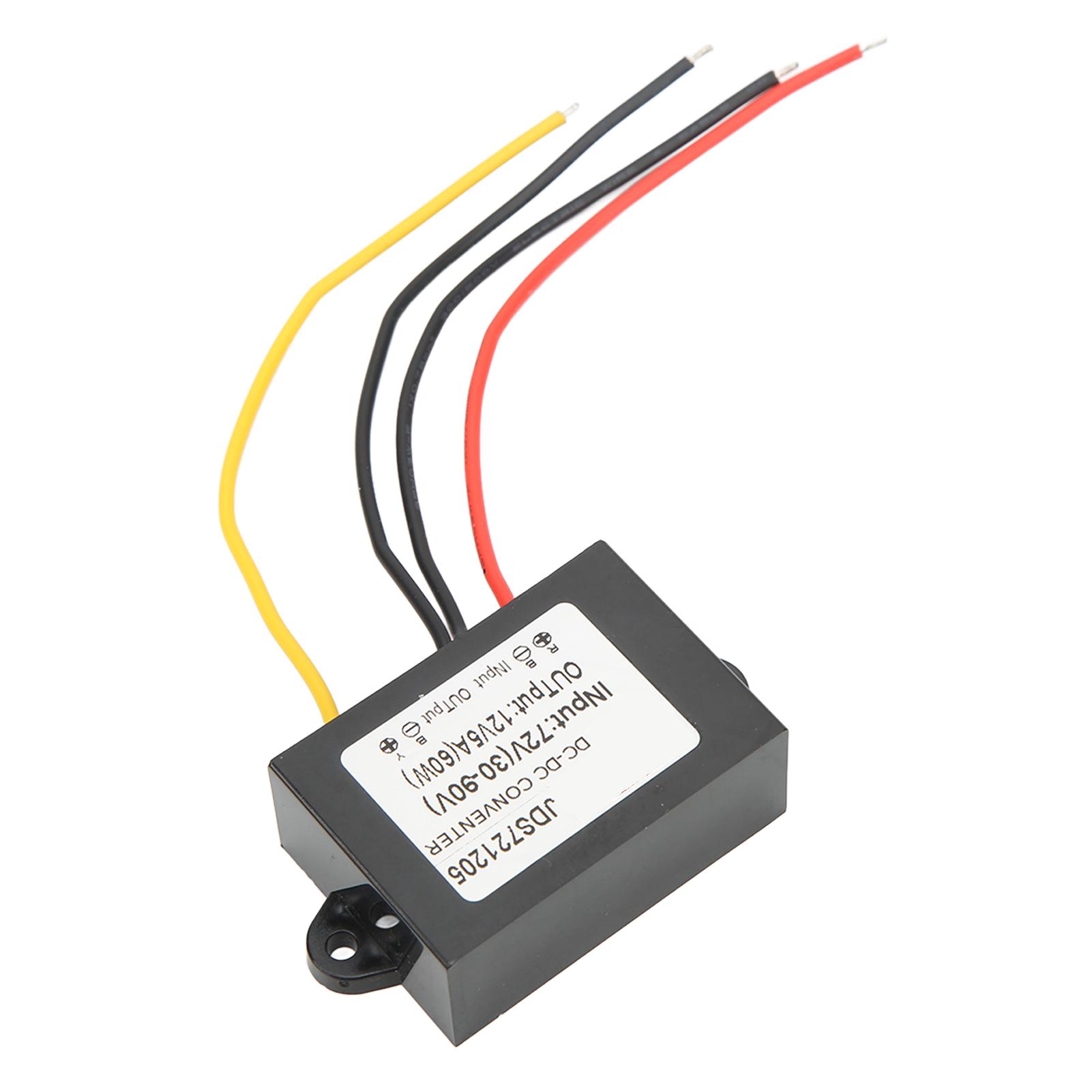 DC Buck Module with Cable Voltage Transformer Board Converter Module 72V to 12V5A IP67 Waterproof
DC Buck Module with Cable Voltage Transformer Board Converter Module 72V to 12V5A IP67 Waterproof