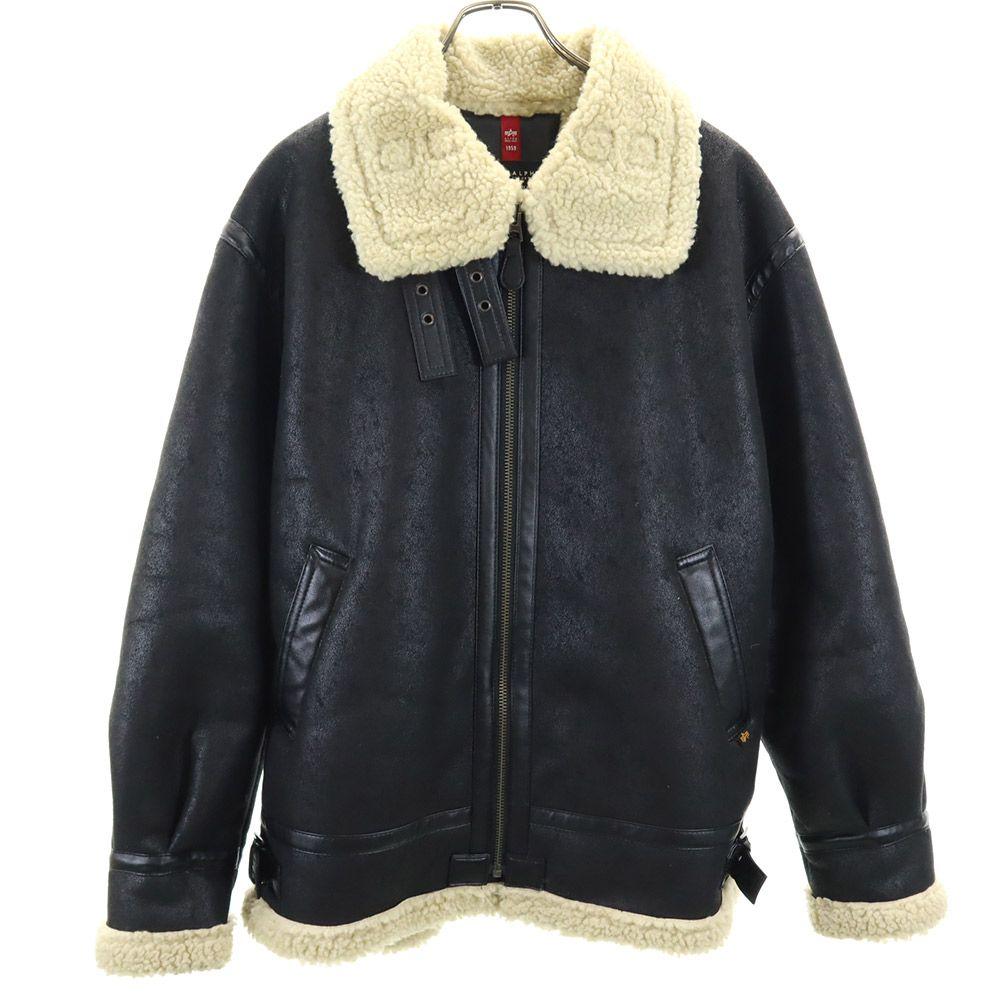 ALPHA INDUSTRIES INC B3 fake Mouton jacket XL black Bore Men s Used
ALPHA INDUSTRIES INC B3 fake Mouton jacket XL black Bore Men s Used