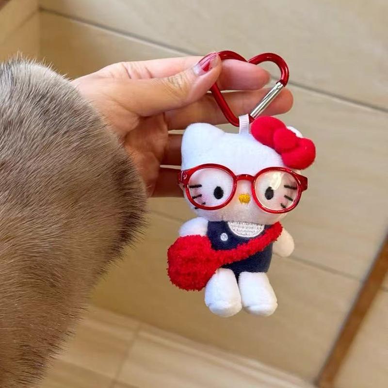 Sanrio Hello Kitty Plush Doll Keychain Stuffed Soft Doll Keychain Cartoon Bag Pendant Accessories Girls Gift Kids Toys
Sanrio Hello Kitty Plush Doll Keychain Stuffed Soft Doll Keychain Cartoon Bag Pendant Accessories Girls Gift Kids Toys