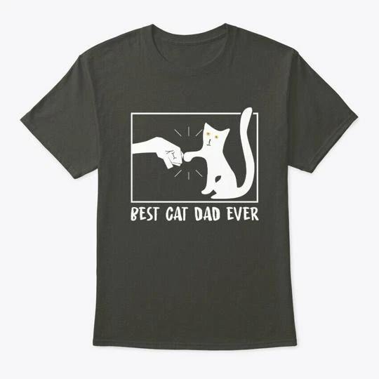 Best Cat Dad Ever Paw Fist Bump TTshirt Made in the USA Size S to 5XL 4XL
Best Cat Dad Ever Paw Fist Bump TTshirt Made in the USA Size S to 5XL 4XL