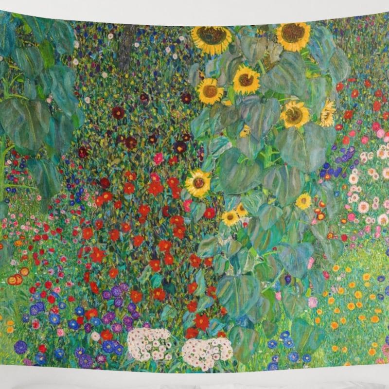 Klimt Tapestry Sunflower Gustav Botanical Painting 75x100 чорний
Klimt Tapestry Sunflower Gustav Botanical Painting 75x100 чорний