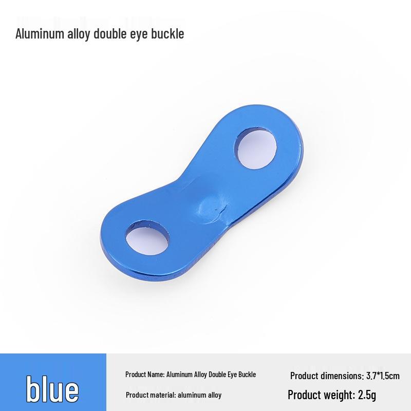 Aluminum Alloy Outdoor Wind Rope Buckle for Tent and Tarp Adjustment 3.9*1.6 cm синий
Aluminum Alloy Outdoor Wind Rope Buckle for Tent and Tarp Adjustment 3.9*1.6 cm синий