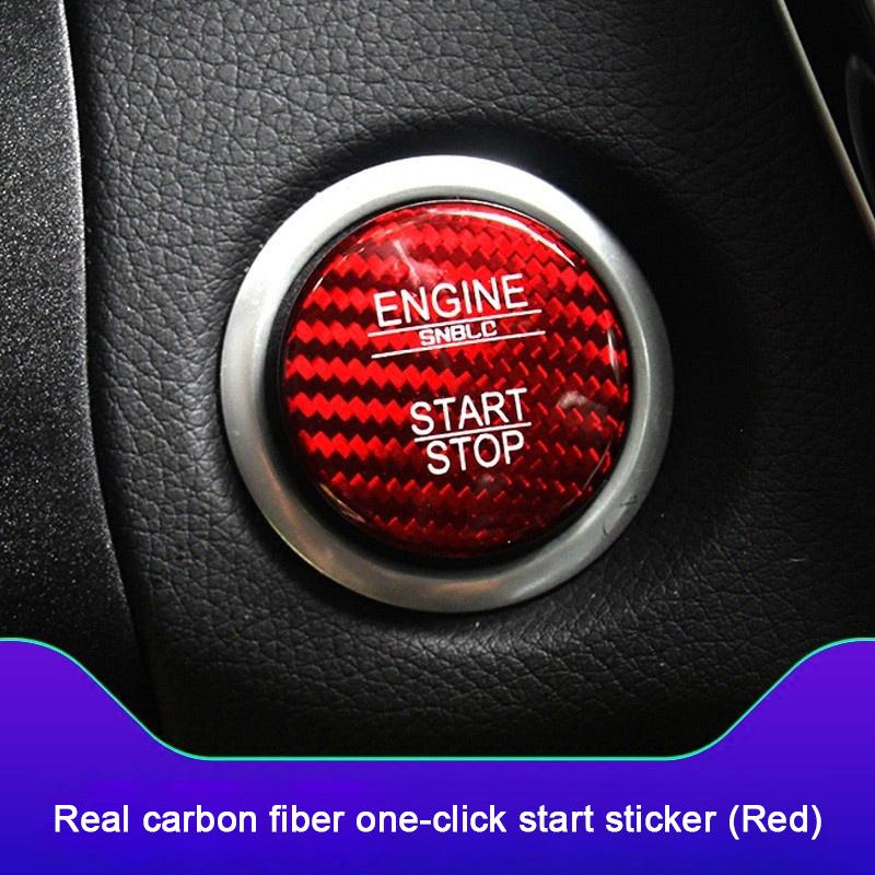 Carbon Fiber Car One-Click Start Stop Switch Ignition Buttons Cover For Mercedes Benz C Class W205 GLC X253 2015- Red-2pcs
Carbon Fiber Car One-Click Start Stop Switch Ignition Buttons Cover For Mercedes Benz C Class W205 GLC X253 2015- Red-2pcs