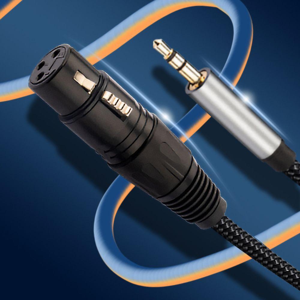 3,5 мм на XLR гнездо Микрофонный аудиокабель Балансный Балансный Аналоговый Микрофонный шнур KTV 1m
3,5 мм на XLR гнездо Микрофонный аудиокабель Балансный Балансный Аналоговый Микрофонный шнур KTV 1m