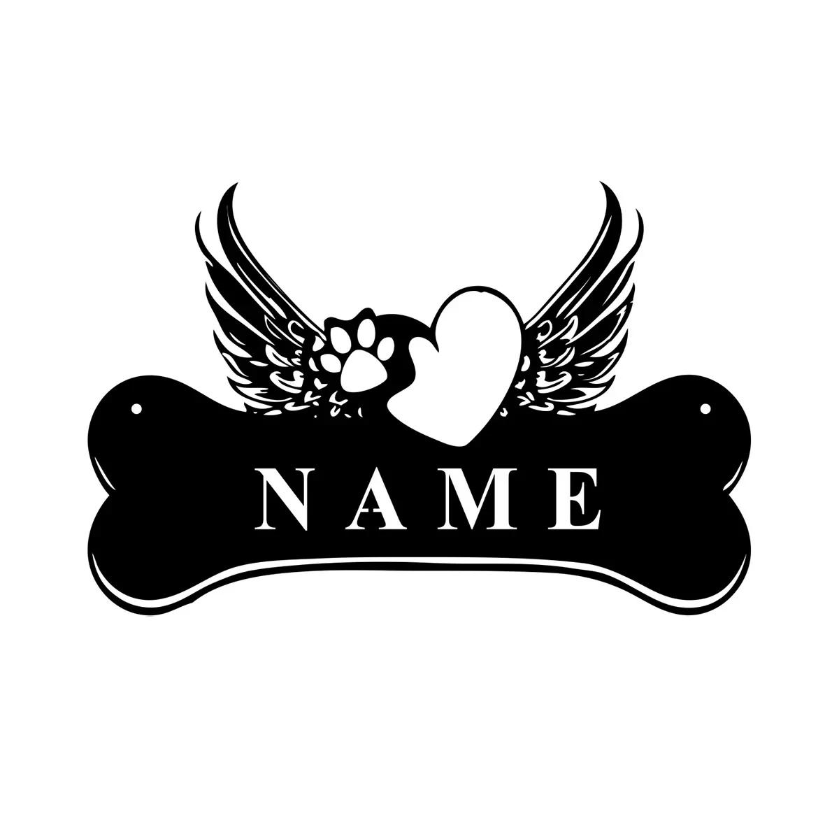 Dog Bone Metal Sign, Personalized Wall Decor for Dogs, Custom Pet Name Plate, Rustic Housewarming Gift, Outdoor Garden Art
Dog Bone Metal Sign, Personalized Wall Decor for Dogs, Custom Pet Name Plate, Rustic Housewarming Gift, Outdoor Garden Art