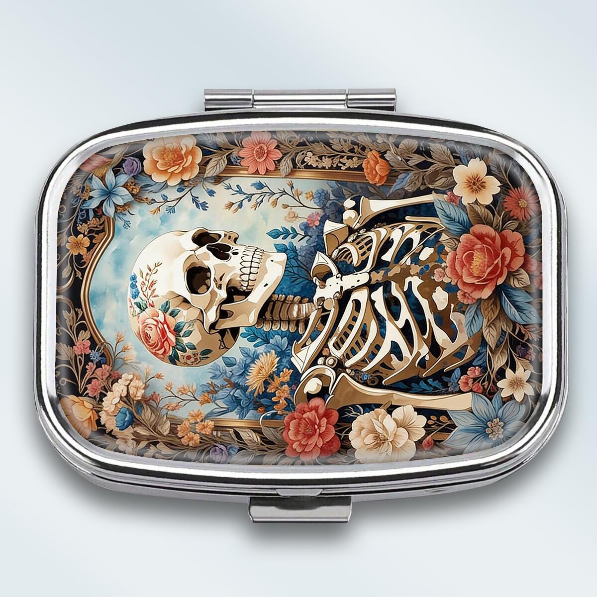 Portable Pill Box with 2 Compartments, Mini Metal Medicine Organizer Case, Cute Printed Pill Container for Vitamins, Pills, Jewelry, Travel, Daily Use різнокольоровий
Portable Pill Box with 2 Compartments, Mini Metal Medicine Organizer Case, Cute Printed Pill Container for Vitamins, Pills, Jewelry, Travel, Daily Use різнокольоровий