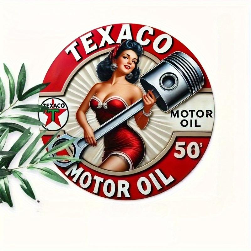 2d Flat 20*20cm, Collector s Choice Texas Petroleum Retro Circular Wooden Logo, Suitable for Garage, Porch, Home, Cafe, Bar, Club, Farmhouse. 20*20cm
2d Flat 20*20cm, Collector s Choice Texas Petroleum Retro Circular Wooden Logo, Suitable for Garage, Porch, Home, Cafe, Bar, Club, Farmhouse. 20*20cm