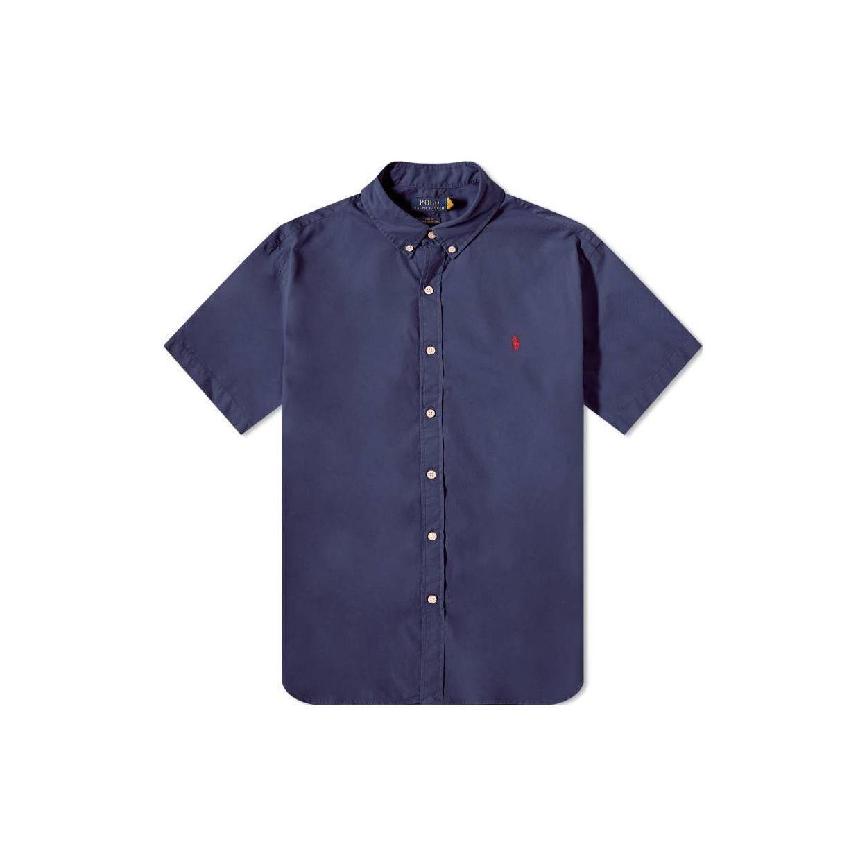 Polo Ralph Lauren Logo Однобортная рубашка с коротким рукавом и заостренным воротником Мужские рубашки Темно-синие 710914495-006 S
Polo Ralph Lauren Logo Однобортная рубашка с коротким рукавом и заостренным воротником Мужские рубашки Темно-синие 710914495-006 S