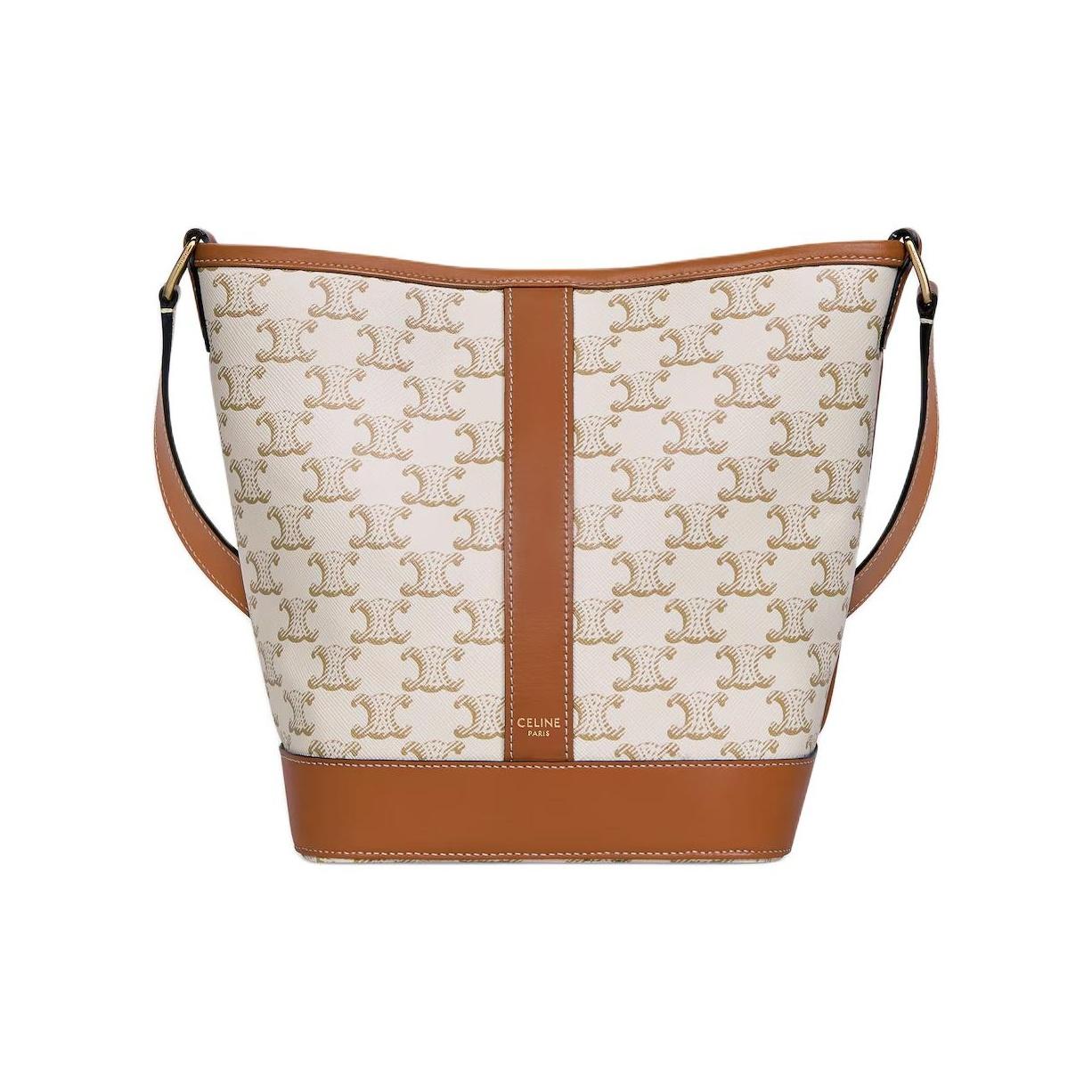 Celine Triomphe Classic Monogram Print Leather Bucket Bag Women Shoulder Bag Candy-Color White 191442CAS-01BC Basic Set (Bag+Dust Bag)
Celine Triomphe Classic Monogram Print Leather Bucket Bag Women Shoulder Bag Candy-Color White 191442CAS-01BC Basic Set (Bag+Dust Bag)