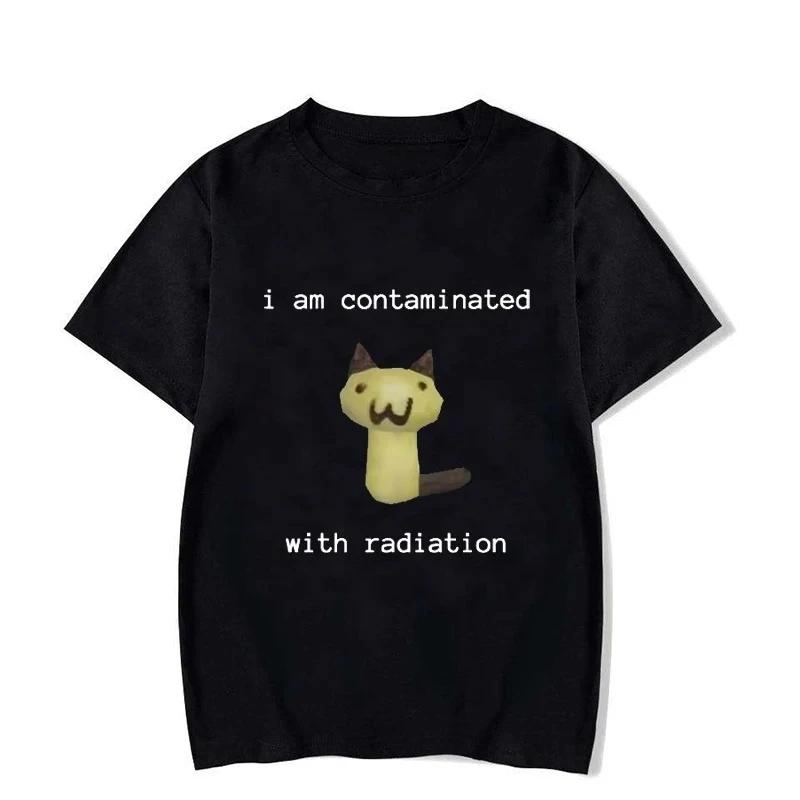 2026 New I Am Contaminated with Radiation Funny Cat Meme Tshirt Short Sleeve Unisex Women Vintage T Shirt Male T Shirts Summer S
2026 New I Am Contaminated with Radiation Funny Cat Meme Tshirt Short Sleeve Unisex Women Vintage T Shirt Male T Shirts Summer S