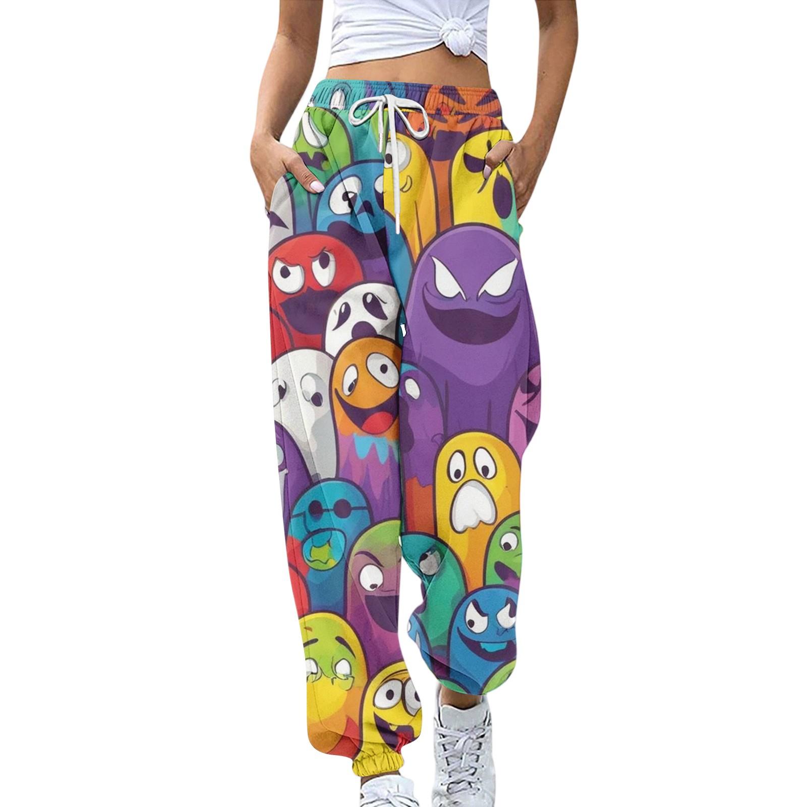 Женские спортивные брюки с карманами, модные брюки с принтом на Хэллоуин, брюки с эластичной талией, повседневные спортивные брюки S фиолетовый
Женские спортивные брюки с карманами, модные брюки с принтом на Хэллоуин, брюки с эластичной талией, повседневные спортивные брюки S фиолетовый