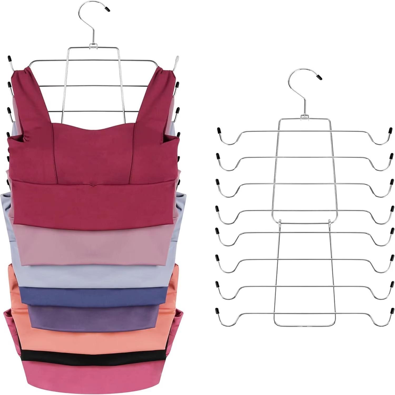 Tank Top Hanger, Space Saving Bra Hangers, Closet Organizers and Storage for Camisoles Tank Tops Bras Ties Swimsuits 1pc
Tank Top Hanger, Space Saving Bra Hangers, Closet Organizers and Storage for Camisoles Tank Tops Bras Ties Swimsuits 1pc