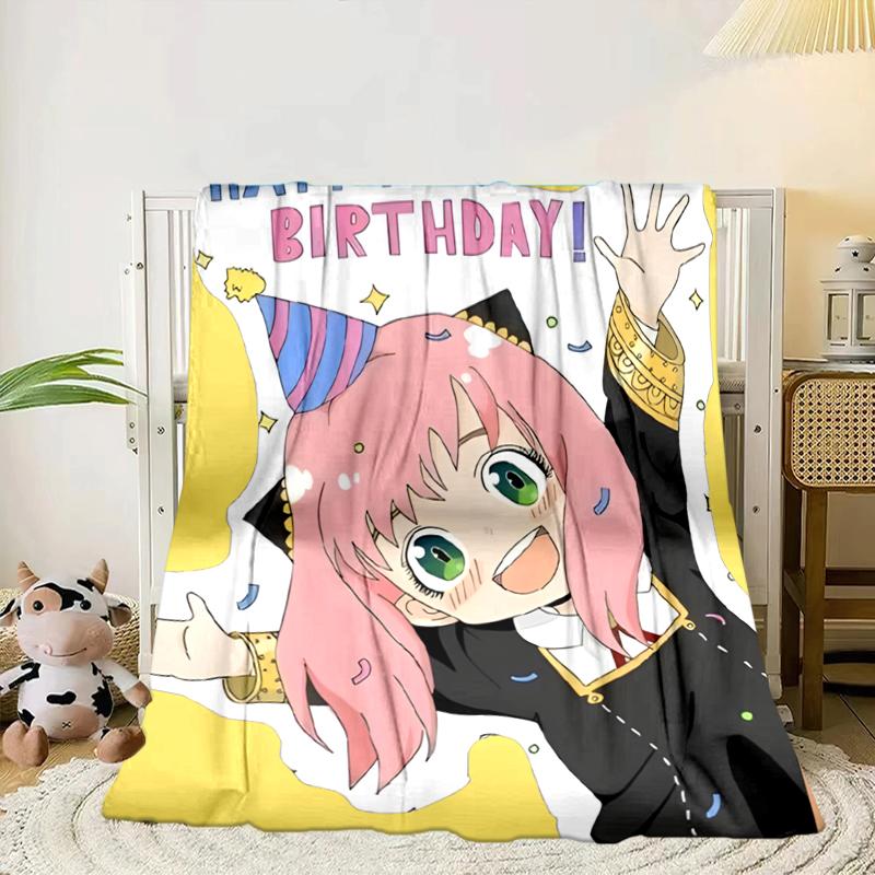 Cute anime spy Famliy Blanket Flannel Blanket for bed, sofa, Camping, Hiking, Picnic Essentials, gift for family Fan gifts 75x90cm
Cute anime spy Famliy Blanket Flannel Blanket for bed, sofa, Camping, Hiking, Picnic Essentials, gift for family Fan gifts 75x90cm